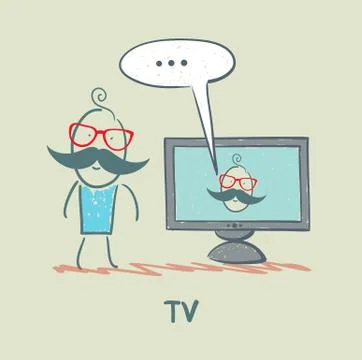 Tv Stock Illustration