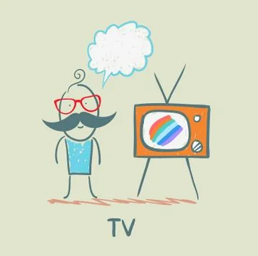 Tv Stock Illustration