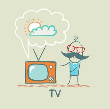 Tv Stock Illustration