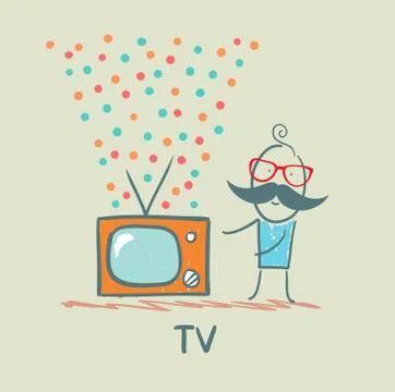 Tv Stock Illustration
