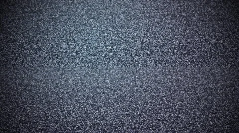 TV Interference On Off Blue Tint Stock Footage 891229