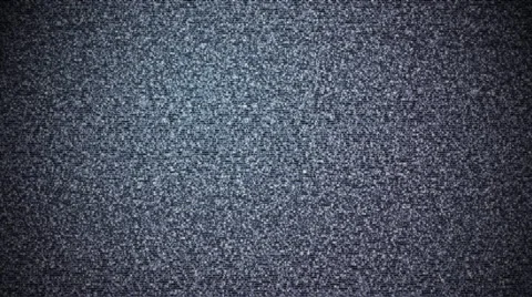 TV Interference On Off Blue Tint Stock Footage 891233