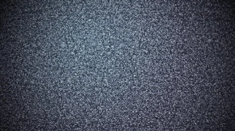 TV Interference On Off Blue Tint Stock Footage 891235