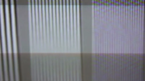 TV Interference Video stock 33697524