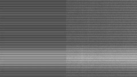 Tv interference - retro background - disturbance, noise, glitch, with audio Stock Footage 156046691