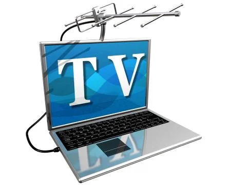 Tv on the internet Stock Illustration
