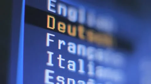 Tv Language Stock Footage 10826618