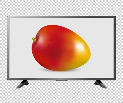 Tv led lcd screen vector illustration Illustrazione stock