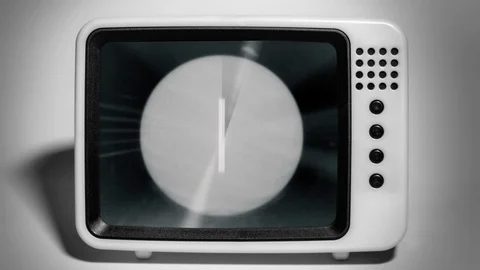 TV lens prores Countdown circle film damage Stock Footage 107969232