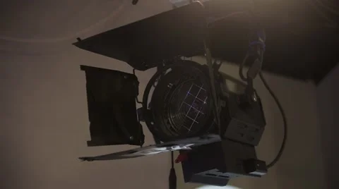 Tv light, Studio light, lamp Stock Footage