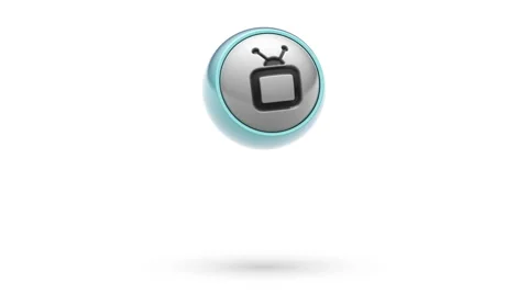 Tv. Looping. Alpha channel. Stock Footage 64542804