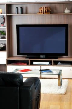 TV Lounge Stock Photos