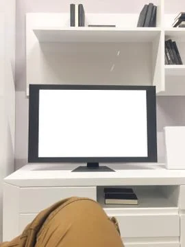 Tv mock up Foto stock