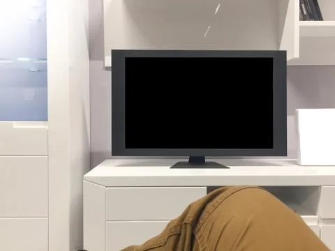 Tv mock up Stock Photos