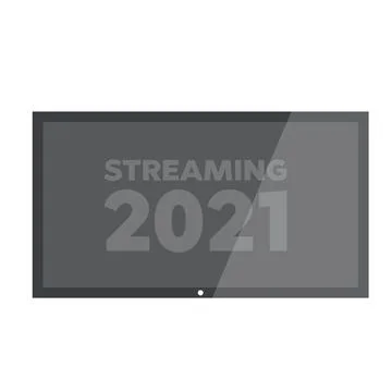 TV modern blank screen lcd. Vector HD TV Stock Illustration