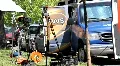 TV News ENG Trucks HD Footage