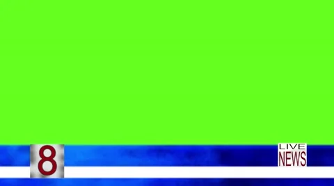 TV News Program Lower Thirds Static Video Graphic - HD Format Stock Footage 48750680