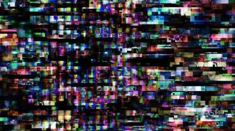 TV Noise 0890 - 720p 스톡 동영상 39965005