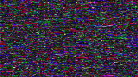 TV Noise 3 Stock Footage 39667349