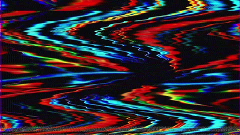 TV Noise Abstract Retro Video Loop Stock Footage 252105235