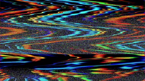 TV Noise Abstract Retro Video Loop Stockbeeldmateriaal 252105255