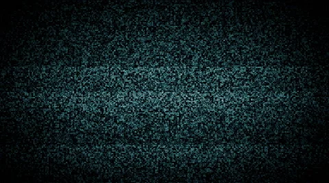 TV Noise blue Stock Footage 55618490