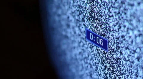 TV Noise Countdown Stock-Footage 29673935