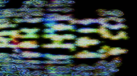 TV Noise, Data Loss 0922 - 1080p Stock Footage 40101038