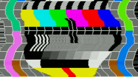 Tv noise Stock Footage 4368355