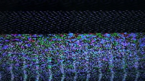 TV Noise Stock Footage 83614245