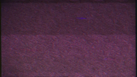 TV Noise Retro Video Loop Vidéo 124536805