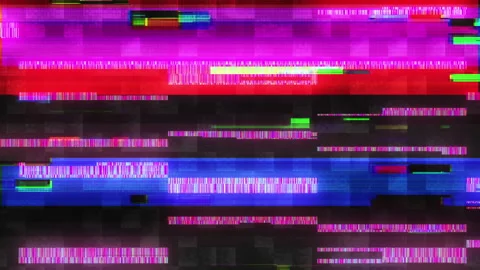 TV Noise Retro Video Loop Vídeos de archivo 124537032