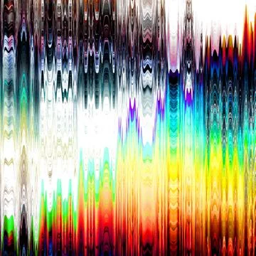 TV noise static effect, abstract glitch background. Fractal digital art patte Stock Illustration