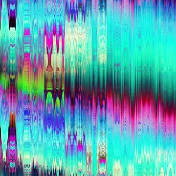 TV noise static effect, abstract glitch background. Fractal digital art patte Stock Illustration