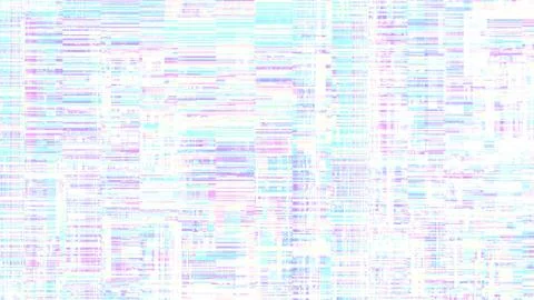 TV noise static effect, abstract glitch background. Fractal digital art patte 写真素材