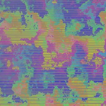 TV noise static effect, abstract glitch background. Fractal digital art patte 写真素材
