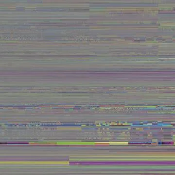 TV noise static effect, abstract glitch background. Fractal digital art patte Stock Photos