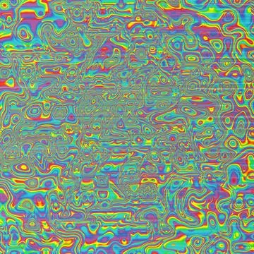 TV noise static effect, abstract glitch background. Fractal digital art patte Foto stock