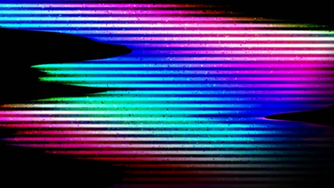 TV Noise Transitions Stock Footage 129057548
