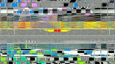 Tv noise3 Stock Footage 4339977