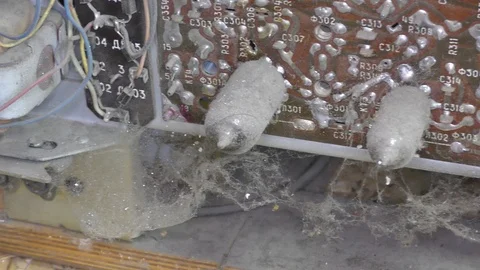 TV not working. Requires expensive repairs. Stock Footage 109072590