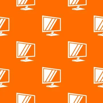 Tv pattern vector orange Stockillustratie