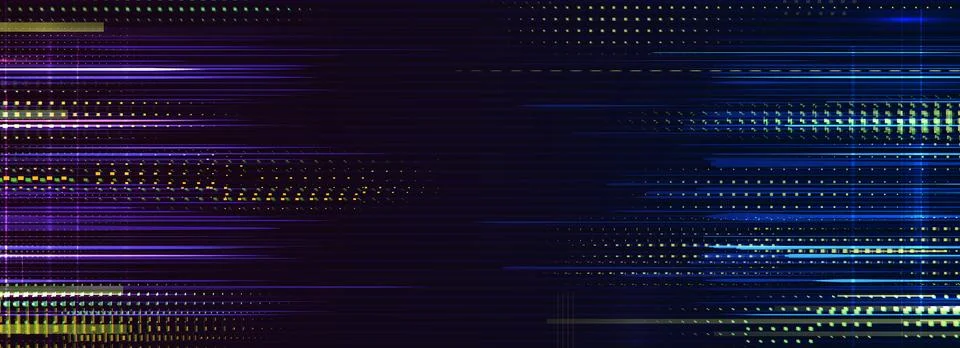 TV pixel glitch game background with noise effect Stock Illustration