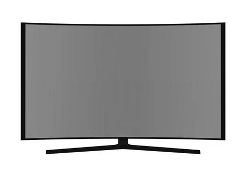 TV polygonal model vector illustration. Icon for design. 3D. Illustrazione stock