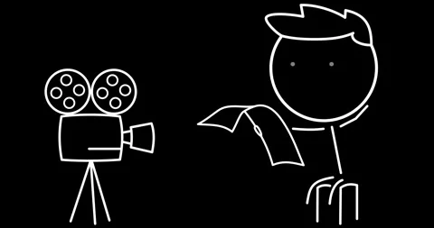 A TV presenter Stock Footage 301625365