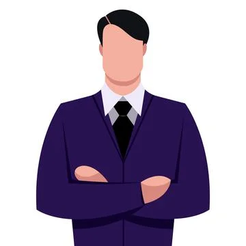 TV presenter, office worker or manager Stock Illustration