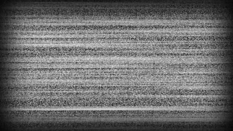 TV Pulsating rays Looping fractal noise - Static tv black and white noise c.. Stock Footage 331837089