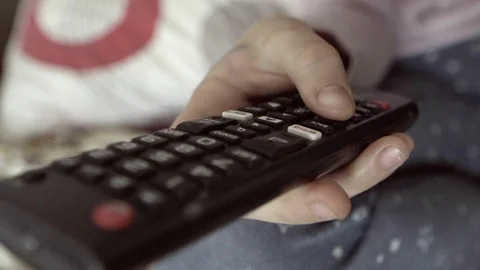 Tv remote control close up. Stock Footage 120165913