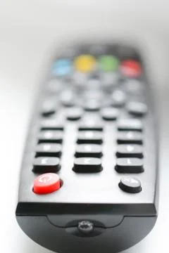 TV remote control close up Stock-Fotos