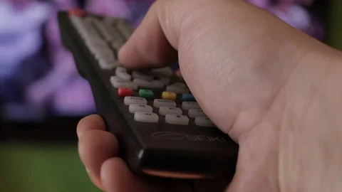 TV Remote control Stock Footage